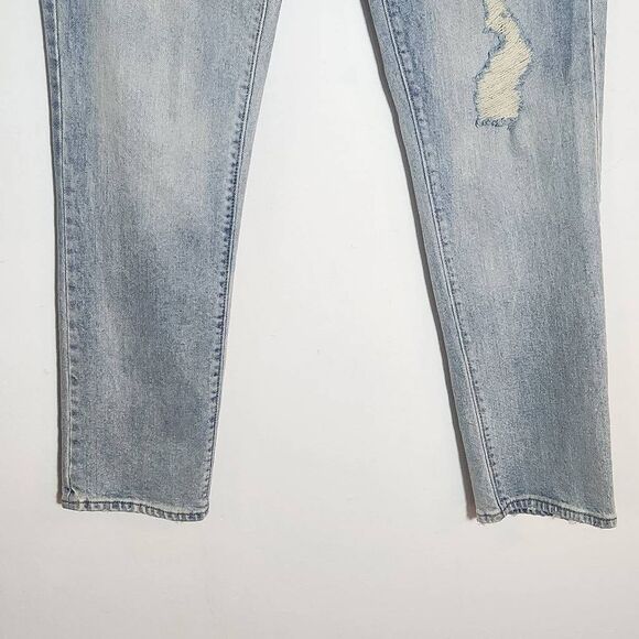 Gap Distressed Girlfriend Jeans Size 29 Gap Straight Leg Ankle Jeans - Picture 4 of 9